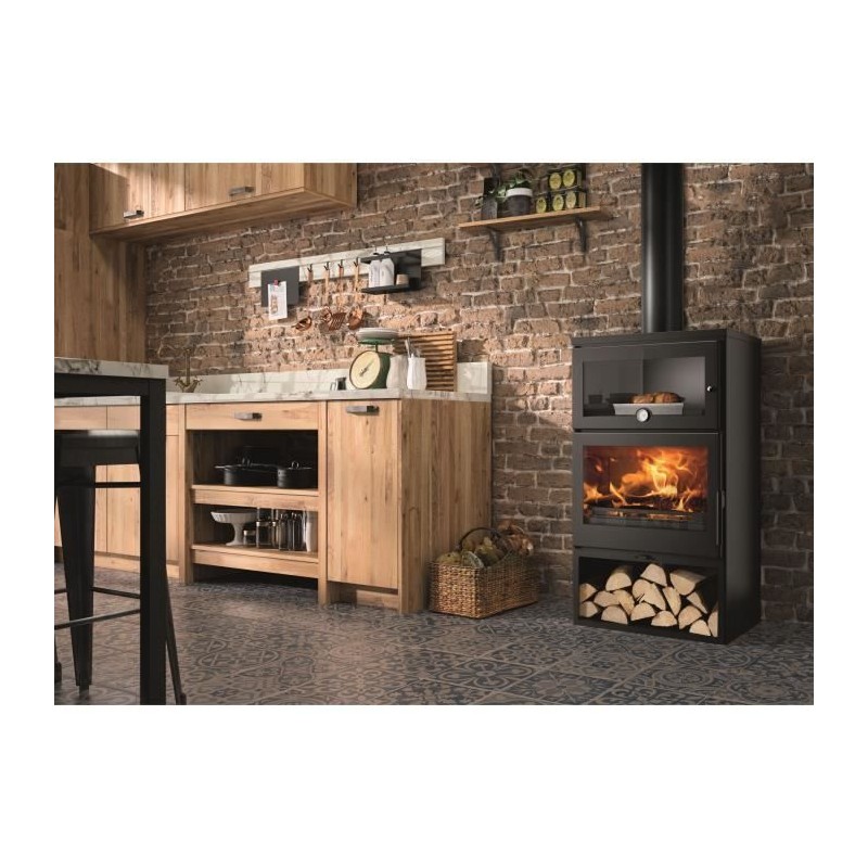 Poele a bois - PANADERO - Faro Ecodesign - 6,9 kw - Bûches 60 cm Poele a bois - PANADERO - Faro Ecodesign - 6,9 kw - Bûches 60 cm
