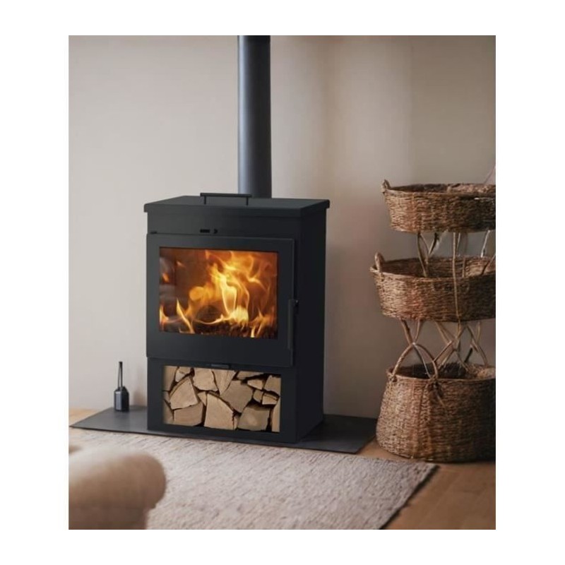Poele a bois - PANADERO - Bacalan Ecodesign - 10,2 kw - Bûches 50 cm Poele a bois - PANADERO - Bacalan Ecodesign - 10,2 kw - Bûches 50 cm