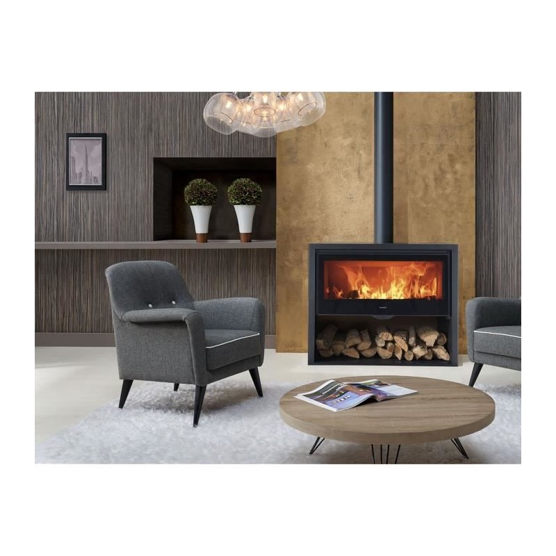 Poele a bois - PANADERO - Chopin 3V Ecodesign - 8,2 kw - Bûches 80 cm Poele a bois - PANADERO - Chopin 3V Ecodesign - 8,2 kw - Bûches 80 cm