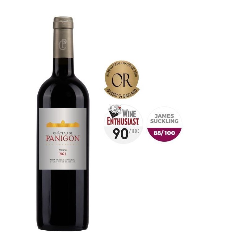 Château de Panigon 2021 Médoc Cru Bourgeois - Vin rouge de Bordeaux Château de Panigon 2021 Médoc Cru Bourgeois - Vin rouge de Bordeaux