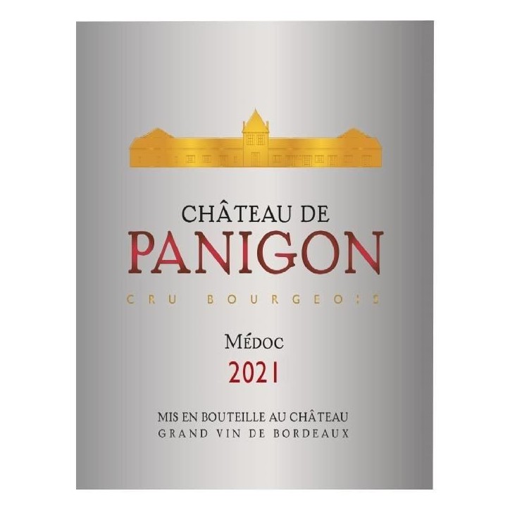 Château de Panigon 2021 Médoc Cru Bourgeois - Vin rouge de Bordeaux