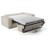 Canapé convertible express en velours côtelé - matelas 14cm - PAOLA