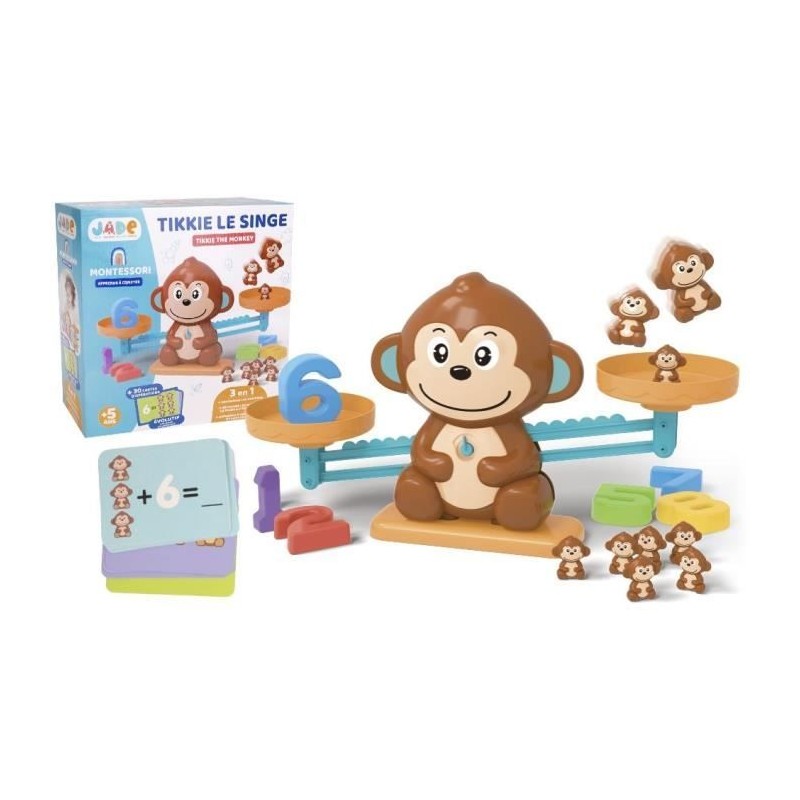Balance de Mathématique Singe, Jeu Éducatif Ludique pour Apprendre a Balance de Mathématique Singe, Jeu Éducatif Ludique pour Apprendre a