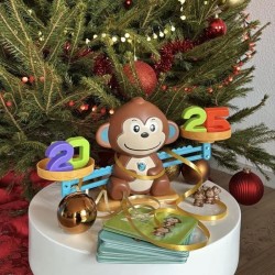 Balance de Mathématique Singe, Jeu Éducatif Ludique pour Apprendre a Compter En S'amusant, Enfant Cadeau Jouet Créatif