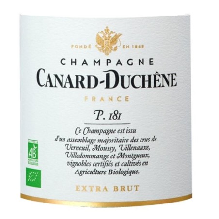 Champagne Canard Duchene Parcelle 181 Bio Extra Brut - 75 cl