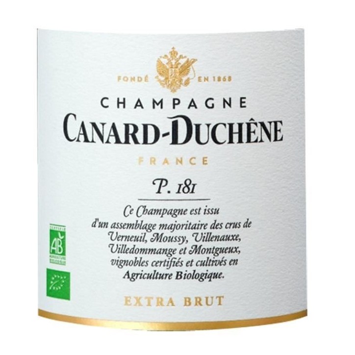 Champagne Canard Duchene Parcelle 181 Bio Extra Brut - 75 cl