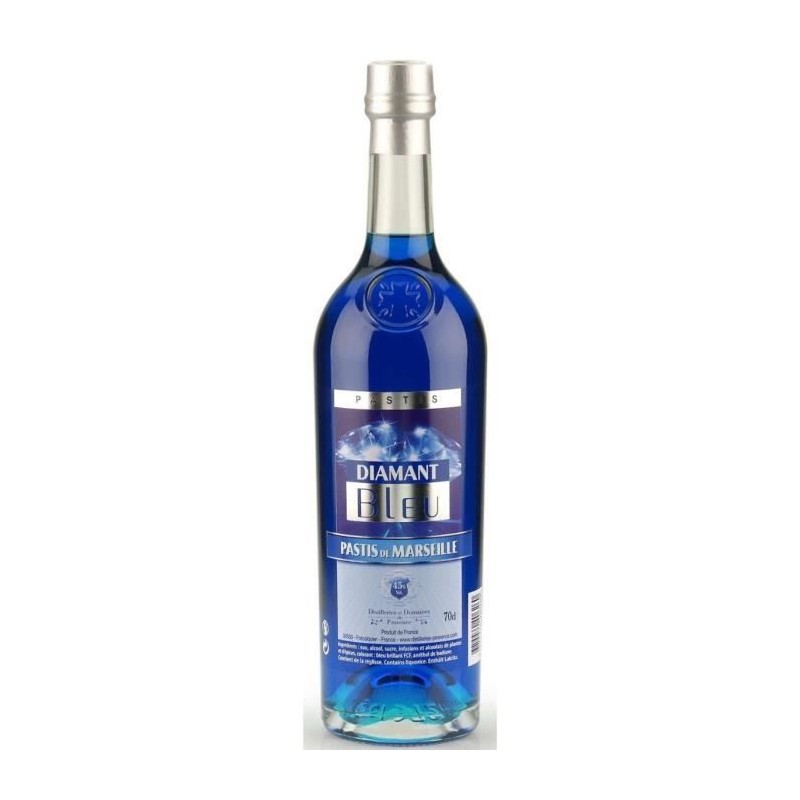 Diamant Bleu Pastis de Marseille - Apéritif anisé - 45,0% Vol. - 50 Diamant Bleu Pastis de Marseille - Apéritif anisé - 45,0% Vol. - 50