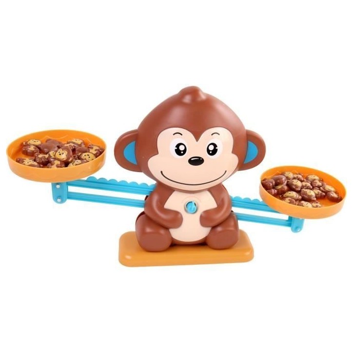 Balance de Mathématique Singe, Jeu Éducatif Ludique pour Apprendre a Compter En S'amusant, Enfant Cadeau Jouet Créatif Balance de Mathématique Singe, Jeu Éducatif Ludique pour Apprendre a Compter En S'amusant, Enfant Cadeau Jouet Créatif
