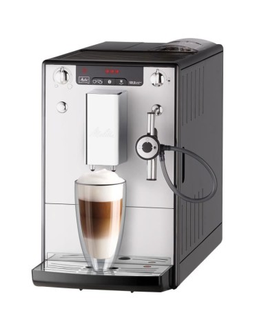 Machine a café expresso avec broyeur MELITTA Solo & Perfect Milk E957-203 - Argent - 15 bars - 1400 Watts