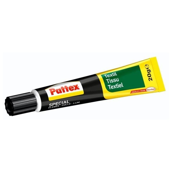 Colle Spécialités Matériaux - PATTEX - Textile - Tube - 20g Colle Spécialités Matériaux - PATTEX - Textile - Tube - 20g