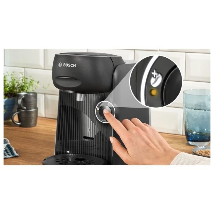 Machine a café multi-boissons - BOSCH - TASSIMO - T16 Finesse noir - 1400 W