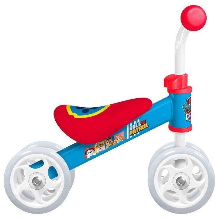 Porteur draisienne 4 roues - PAW PATROL - PAT PATROUILLE - Ma premiére Draisienne Baby Walker - Bleu et Rouge Porteur draisienne 4 roues - PAW PATROL - PAT PATROUILLE - Ma premiére Draisienne Baby Walker - Bleu et Rouge