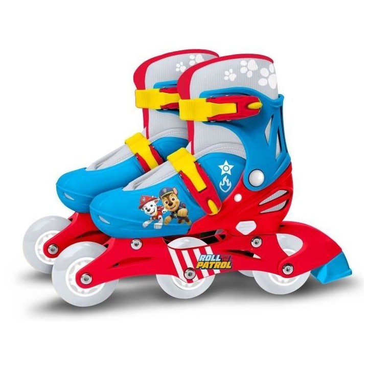 Patins en Ligne two in one - PAW PATROL - PAT PATROUILLE - 3 Roues - Tri skate et Roller in lin - Ajustable taille 27-30 Patins en Ligne two in one - PAW PATROL - PAT PATROUILLE - 3 Roues - Tri skate et Roller in lin - Ajustable taille 27-30