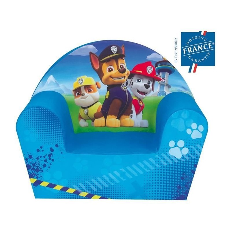 Fun House Pat Patrouille fauteuil club en mousse pour enfant Fun House Pat Patrouille fauteuil club en mousse pour enfant
