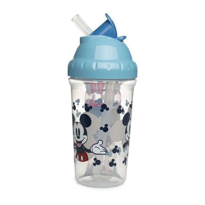 Tasse a paille - THERMOBABY - 295 ml - Anti-fuites - Clip - Mickey Coo Tasse a paille - THERMOBABY - 295 ml - Anti-fuites - Clip - Mickey Coo