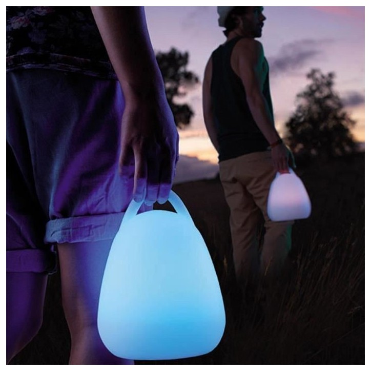 Baladeuse LED sans fil LUMISKY LIBERTY C25 - Waterproof et flottante - H 24 cm - Blanc et multicolore Baladeuse LED sans fil LUMISKY LIBERTY C25 - Waterproof et flottante - H 24 cm - Blanc et multicolore