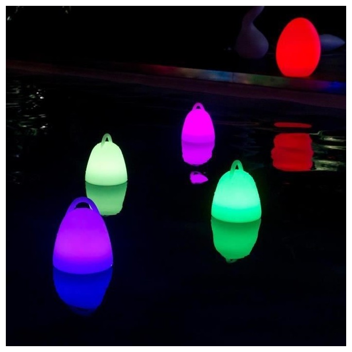 Baladeuse LED sans fil LUMISKY LIBERTY C25 - Waterproof et flottante - H 24 cm - Blanc et multicolore Baladeuse LED sans fil LUMISKY LIBERTY C25 - Waterproof et flottante - H 24 cm - Blanc et multicolore