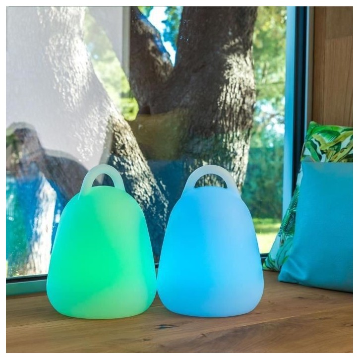 Baladeuse LED sans fil LUMISKY LIBERTY C25 - Waterproof et flottante - H 24 cm - Blanc et multicolore Baladeuse LED sans fil LUMISKY LIBERTY C25 - Waterproof et flottante - H 24 cm - Blanc et multicolore