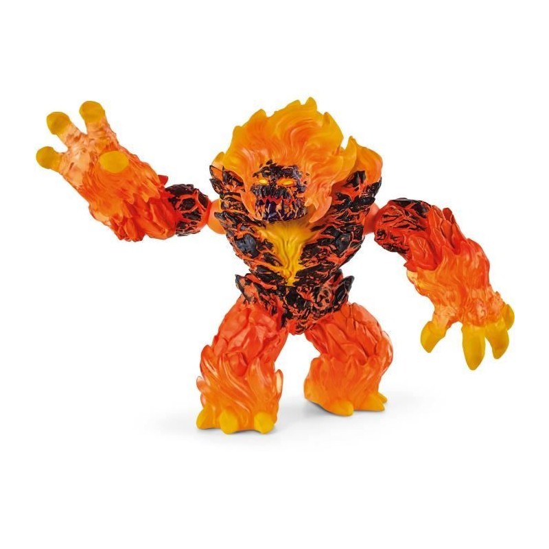 Démon de Lave, Figurine mythique avec bras et mâchoire mobiles, Joue Démon de Lave, Figurine mythique avec bras et mâchoire mobiles, Joue