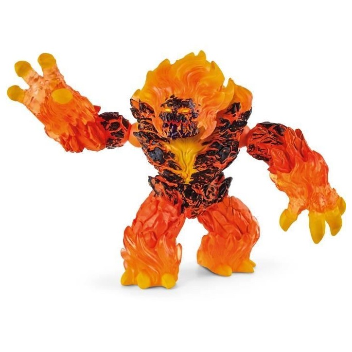 Démon de Lave, Figurine mythique avec bras et mâchoire mobiles, Jouet durable Schleich 70145 Eldrador