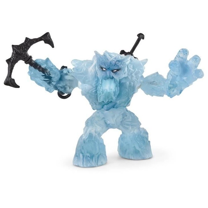 Géant des neiges, Monstre avec Arme, Figurine d'Action schlecih Tres Durable, des 7 ans, schleich 70146 Eldrador