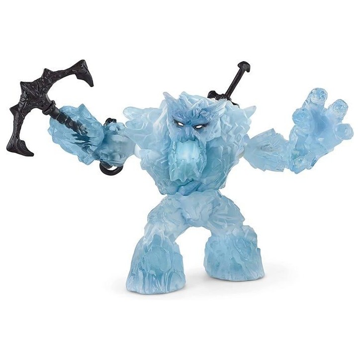 Géant des neiges, Monstre avec Arme, Figurine d'Action schlecih Tres Durable, des 7 ans, schleich 70146 Eldrador