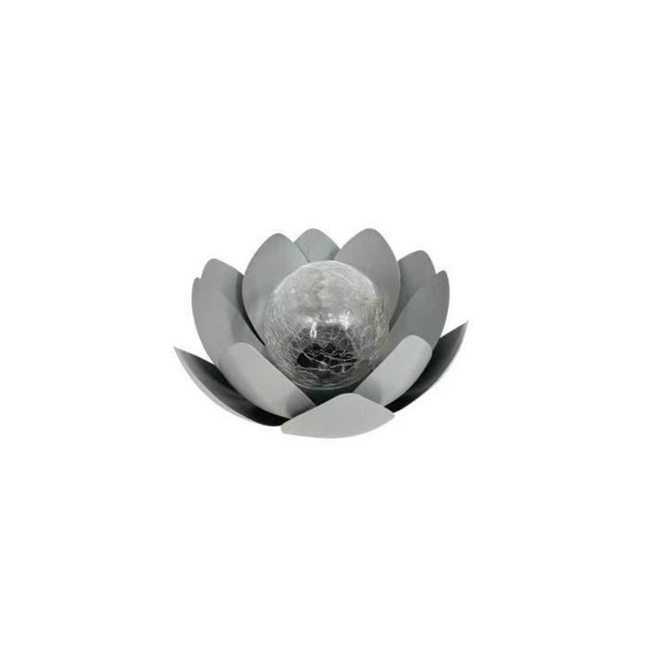 Nénuphar solaire - GALIX - 25 cm - 7 Lumens - 8 heures d'éclairage - Interrupteur on/off Nénuphar solaire - GALIX - 25 cm - 7 Lumens - 8 heures d'éclairage - Interrupteur on/off