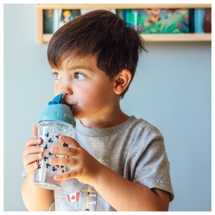 Tasse a paille - THERMOBABY - 295 ml - Anti-fuites - Clip - Mickey Cool Tasse a paille - THERMOBABY - 295 ml - Anti-fuites - Clip - Mickey Cool