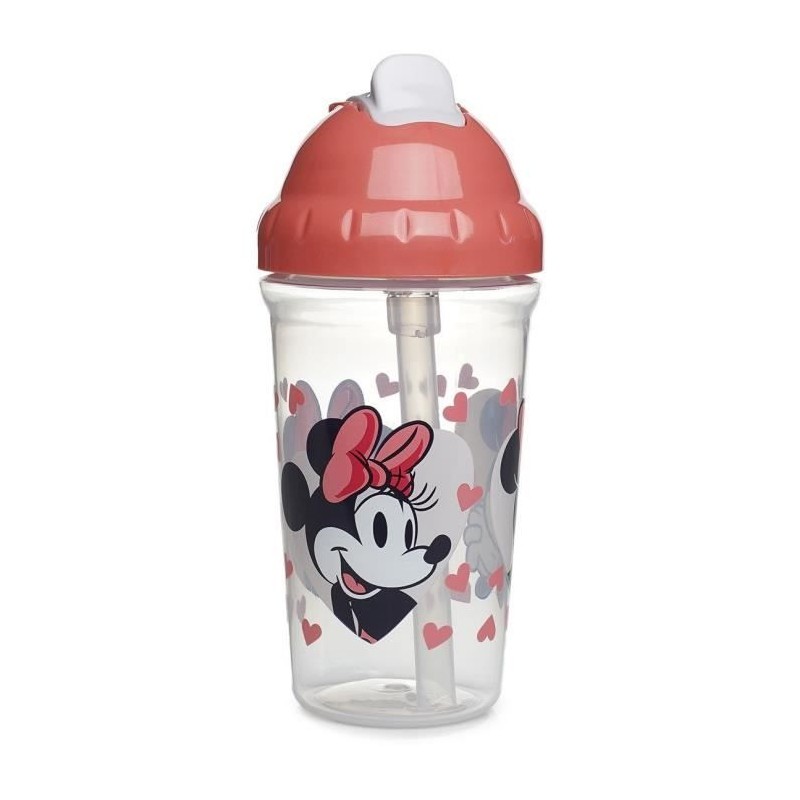 Tasse a paille - THERMOBABY - 295 ml - Anti-fuites - Clip - Minnie Tasse a paille - THERMOBABY - 295 ml - Anti-fuites - Clip - Minnie