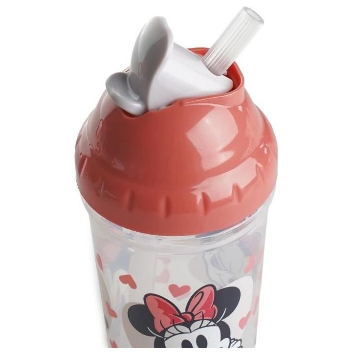 Tasse a paille - THERMOBABY - 295 ml - Anti-fuites - Clip - Minnie Tasse a paille - THERMOBABY - 295 ml - Anti-fuites - Clip - Minnie