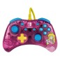 Manette de jeu - Nintendo Switch - Peach Rock candy - Filaire - PDP - Rose