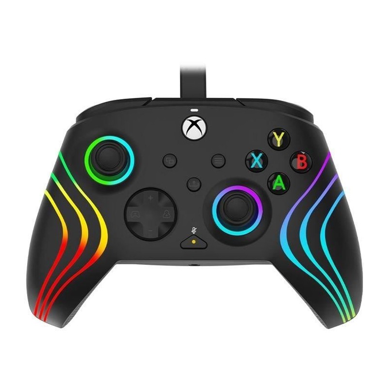 Manette de jeu - PDP - Afterglow Wave - Filaire - Noir - Éclairage LE Manette de jeu - PDP - Afterglow Wave - Filaire - Noir - Éclairage LE