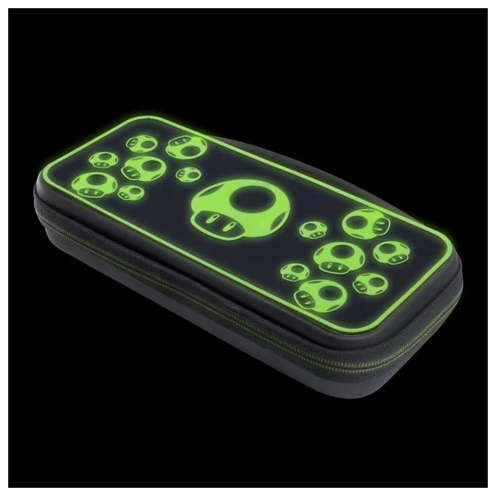 Sacoche de transport - PDP - 1 UP Glow In The Dark - Nintendo Switch - Noir