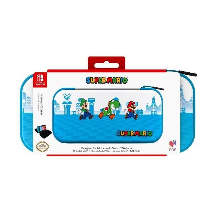 Sacoche de transport - PDP - Mario Escape - Nintendo Switch - Bleu