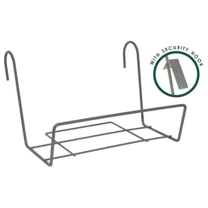 Support Balcon - GARDEN ID - 35 x 15.5 cm - Sécurisé - Taille Pratique - Conception Solide