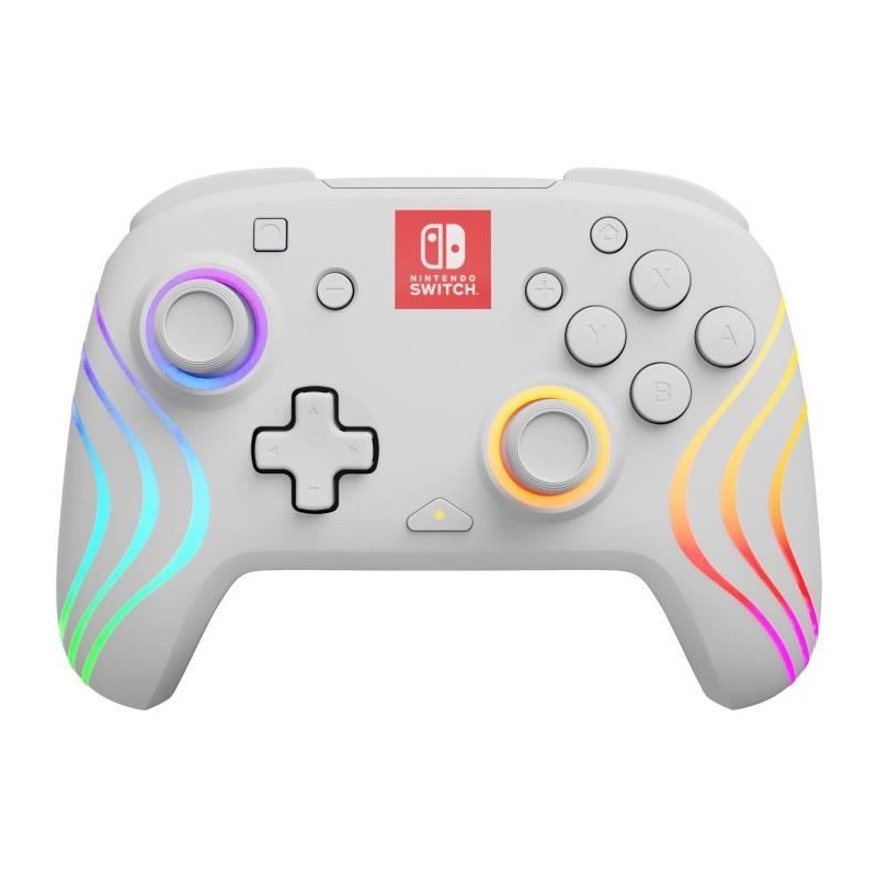 Manette sans fil pour Nintendo Switch - PDP - Afterglow Wave - Blanc
