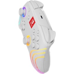Manette sans fil pour Nintendo Switch - PDP - Afterglow Wave - Blanc