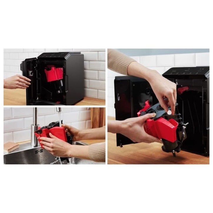 Machine a café broyeur expresso Verocup - BOSCH - TIE20119 Serie 2 - 1300 W - 250 g de grains - 1,4 L - Noir
