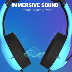 Casque Filaire - Airlite - Neptune Blue - Compatible PS4/PS5 - Microph