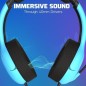 Casque Filaire - Airlite - Neptune Blue - Compatible PS4/PS5 - Microphone Boom - Arceau Circum-aural