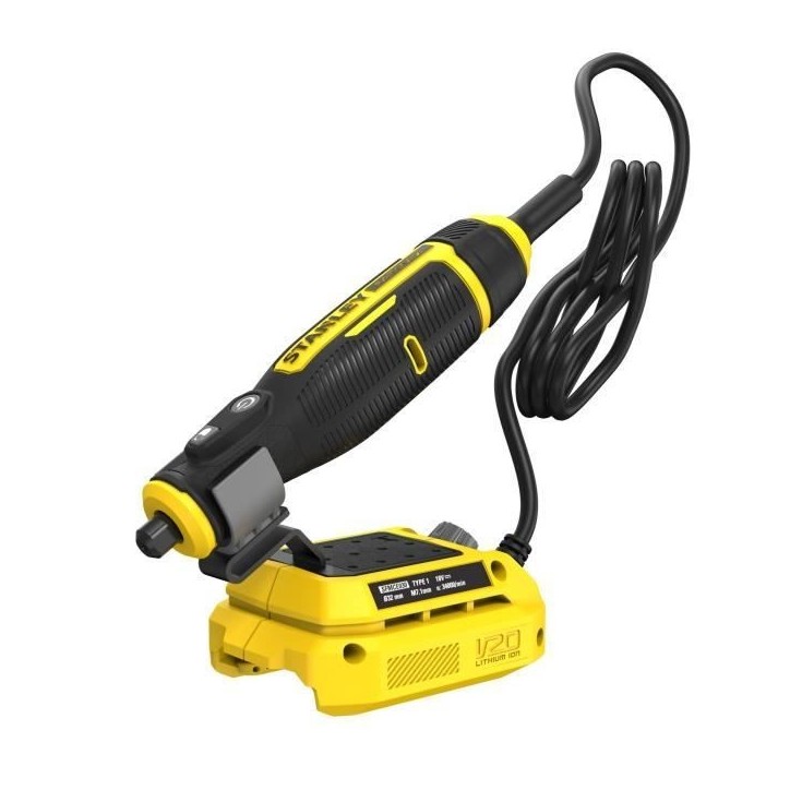 Outil rotatif sans fil - Stanley Fatmax - SFMCE030B-XJ - 18V - 6700/34000 trs/min - Sans batterie Outil rotatif sans fil - Stanley Fatmax - SFMCE030B-XJ - 18V - 6700/34000 trs/min - Sans batterie