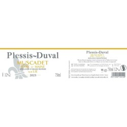 Plessis-Duval Muscadet Sevre et Maine sur Lie - Vin blanc de Loire 202