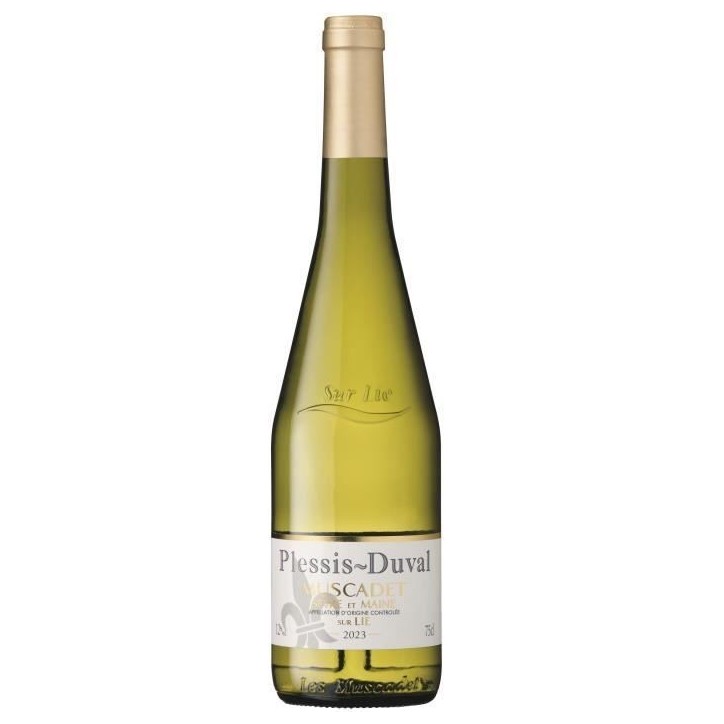 Plessis-Duval Muscadet Sevre et Maine sur Lie - Vin blanc de Loire 2023