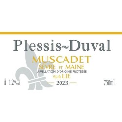 Plessis-Duval Muscadet Sevre et Maine sur Lie - Vin blanc de Loire 202