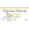 Plessis-Duval Muscadet Sevre et Maine sur Lie - Vin blanc de Loire 202