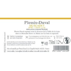 Plessis-Duval Muscadet Sevre et Maine sur Lie - Vin blanc de Loire 202