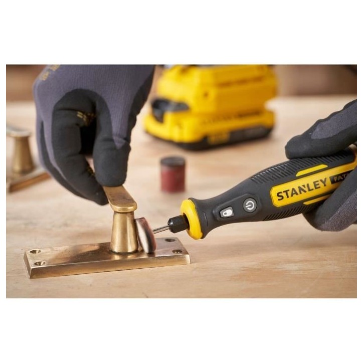 Outil rotatif sans fil - Stanley Fatmax - SFMCE030B-XJ - 18V - 6700/34000 trs/min - Sans batterie Outil rotatif sans fil - Stanley Fatmax - SFMCE030B-XJ - 18V - 6700/34000 trs/min - Sans batterie