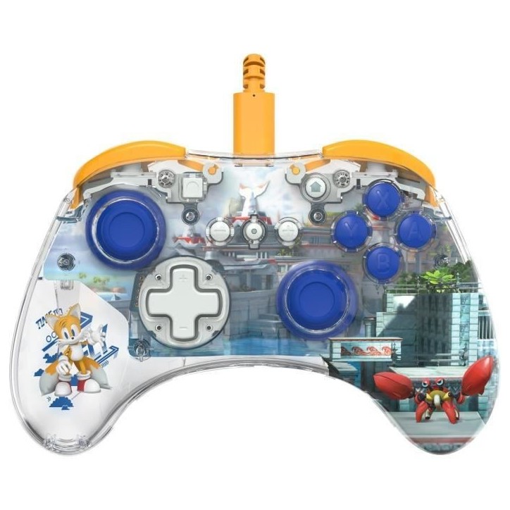 Manette filaire pour Nintendo Switch™ - PDP - Realmz Tails - Éclairage LED