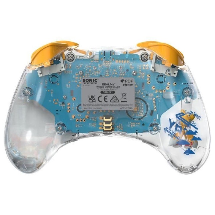 Manette filaire pour Nintendo Switch™ - PDP - Realmz Tails - Éclairage LED