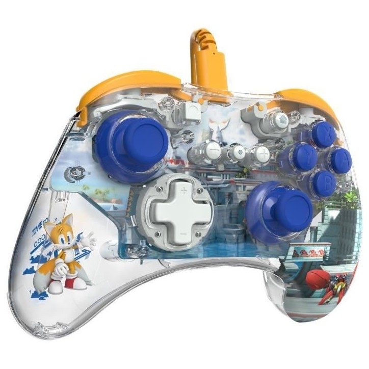 Manette filaire pour Nintendo Switch™ - PDP - Realmz Tails - Éclairage LED